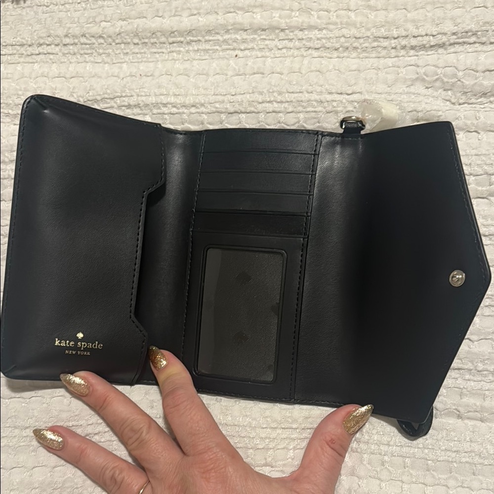 kate spade black wristlet clutch - Picture 3 of 3